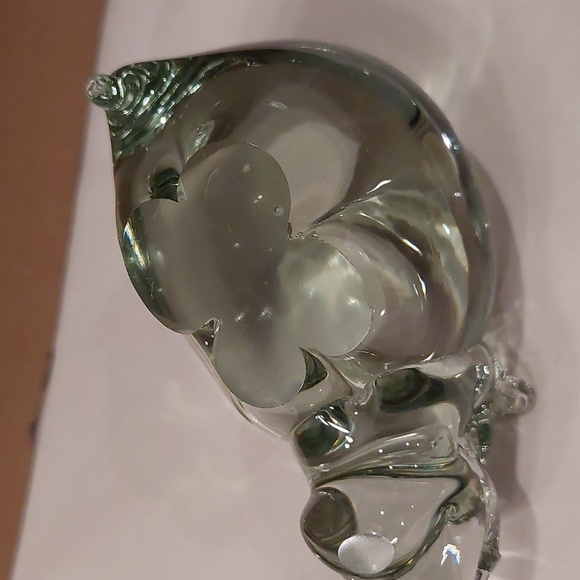 Vintage Handblown Ngwenya Glass Hippopotamus Paperweight - Picture 7 of 8